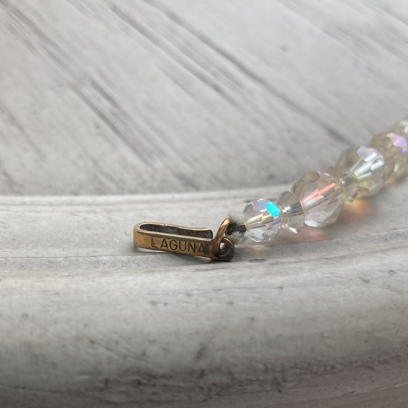 Laguna vintage crystal necklace - Picture 3 of 5